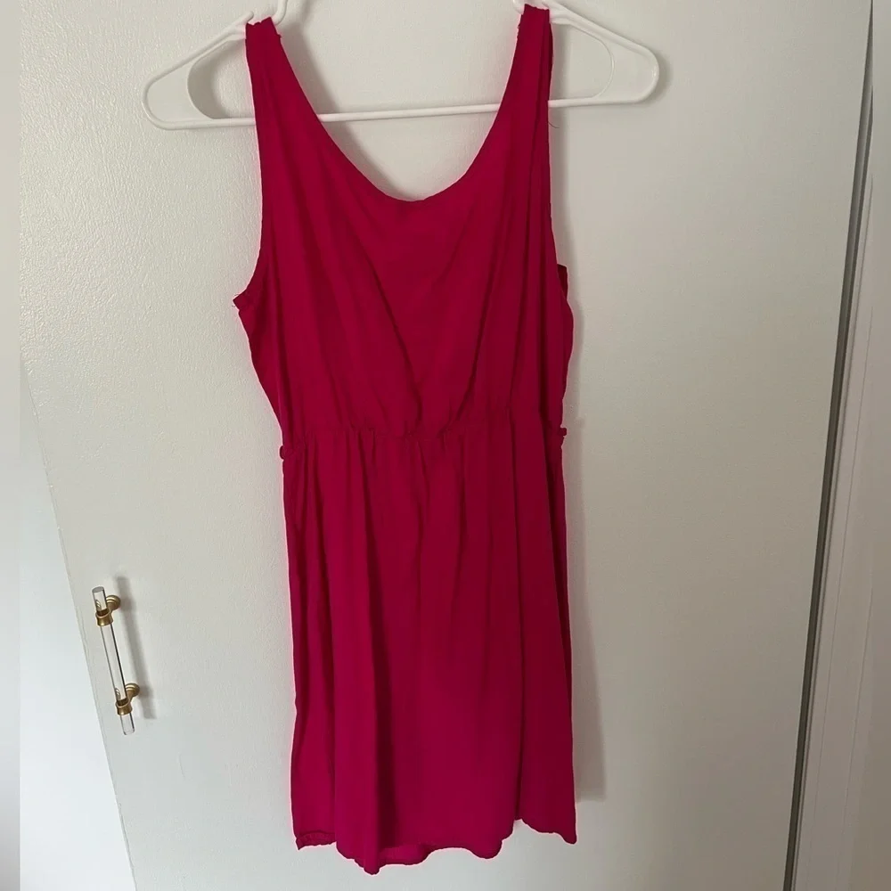 Small SPRING Street Hot Pink Sleeveless Dress